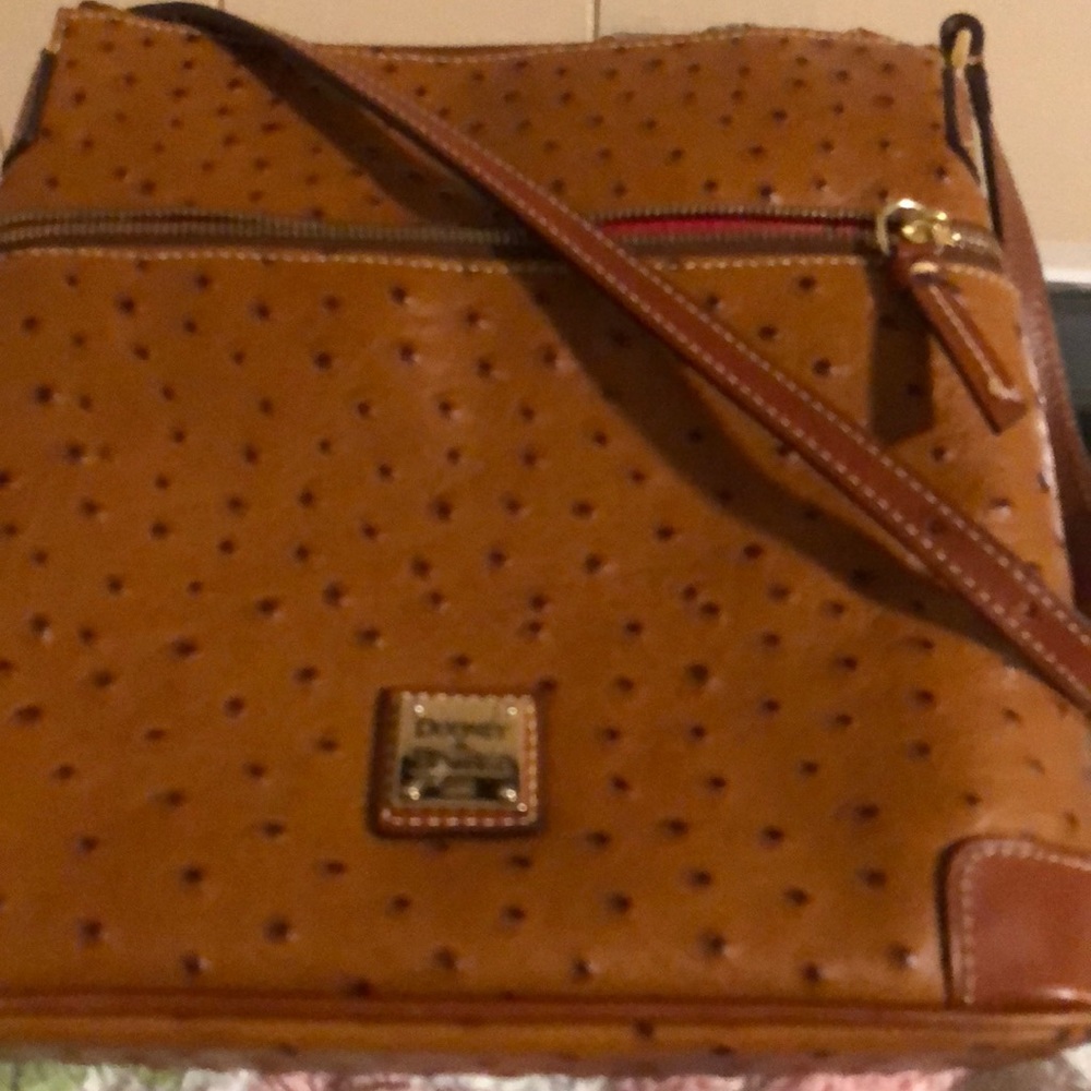 Dooney and Burke ostrich purse and wallet